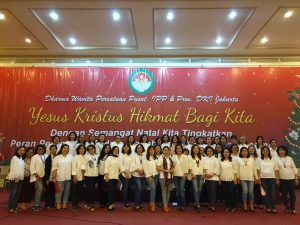 DHARMA WANITA PERSATUAN (DWP) PUSAT AKAN SELENGGARAKAN  NATAL & TAHUN BARU BERSAMA DHARMA WANITA PERSATUAN TANGGAL 16 JANUARI 2019