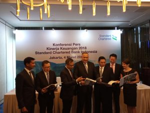 Laba Bersih Standard Chartered Bank naik 371% didukung oleh pertumbuhan kredit sebesar 17% di tahun 2018