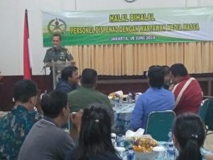 Kadispenad Kembali Gelar Halal Bihalal Dengan Awak Media untuk Mempererat Komunikasi dan Kemitraan