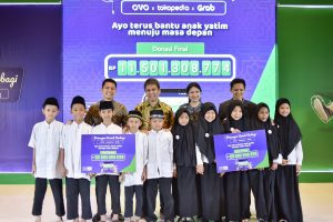 OVO, Grab dan Tokopedia Salurkan Donasi Lebih dari Rp 11 Miliar untuk Pendidikan Berkelanjutan Anak Indonesia