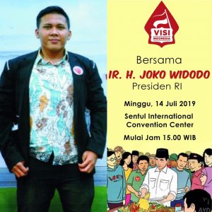 AKGI Mendukung Acara Visi Indonesia bersama Bapak Joko Widodo di Sentul 14 Juli 2019