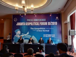 LEMHANAS Gelar “Jakarta Geopolitical Forum lll 2019: From World Disarray Toward a New Normal”