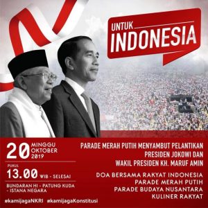 RELAWAN JOKOWI SAMBUT INAGURASI PRESIDEN 20 OKTOBER DENGAN PARADE BUDAYA