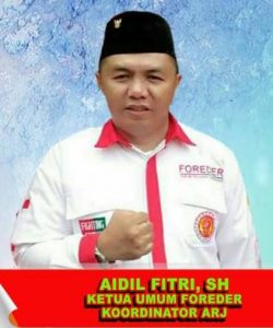 Aidil Fitri (Ketua Umum DPP Foreder); Hargai Hak Preogratif Presiden dan Dukung Kabinet Indonesia Maju