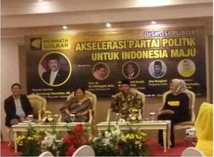 Permata Golkar Gelar Diskusi Publik Akselarasi Partai Politik Untuk Indonesia Maju