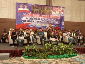Aliansi Relawan Jokowi Gelar Rapat Persiapan dan Konsolidasi untuk Mengawal Pelantikan Presiden dan Wakil Presiden 20 Oktober 2019