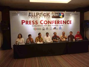 KRISTA EXHIBITIONS KEMBALI GELAR PAMERAN ‘ALLPACK INDONESIA 2019: 30 OKT – 2 NOV 2019