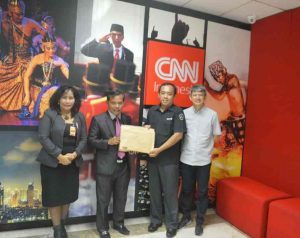 KPNEJ Audiensi Ke CNN Indonesia: CNN Indonesia Mendukung Insiatif KPNEJ Usulkan Nama Jokowi Penerima Nobel Ekonomi Tahun 2020