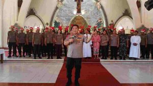 Menyambut Hari Natal 2019 Kapolda Bali Melakukan Persembahyangan di Gereja Pniel Blimbingsari dan Gereja Katholik Hati Kudus Yesus Palasari – Melaya.