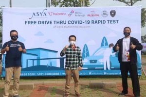 Perumahan Asya Gandeng Halodoc, Prudential, dan RS Mitra Keluarga Kelapa Gading Berikan Rapid Test Gratis bagi Masyarakat Umum