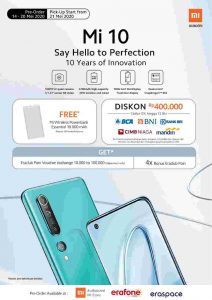 ERAJAYA GROUP MULAI BUKA PRE-ORDER XIAOMI MI 10