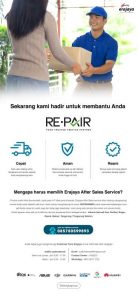 ERAJAYA GROUP LUNCURKAN RE·PAIR, LAYANAN AFTER SALE SERVICE DENGAN FASILITAS DOOR to DOOR (D2D)