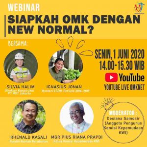 Komisi Kepemudaan KWI Gelar Webinar “Siapkah OMK Dengan New Normal?”