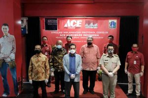 Kunjungan Kerja KementerianPerdagangan RI, Pemprov DKI Jakarta dan APRINDO ke Toko ACE Dalam Rangka Simulasi Pelaksanaan Protap Covid-19