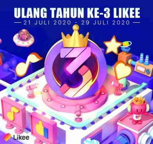 Rayakan Ulang Tahun Ketiga, Likee Hadirkan Karnaval “Likee Anniversary”