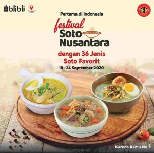 Blibli Hadirkan Festival Soto Nusantara Online Pertama: