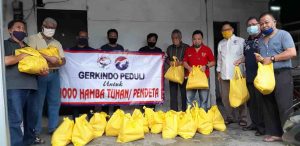 Peduli kepada Para Hamba Tuhan di Tengah Pandemik Corona, Gerkindo Kembali Membagikan 1000 Paket Sembako kepada 1000 Orang Pendeta di Jabodetabek