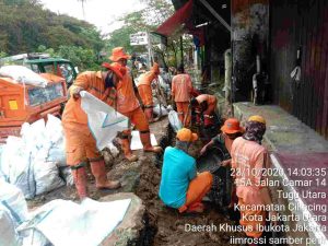 Saluran Air di Semper Barat Dinormalisasi, Sodetan Dibuat Menuju PHB Camar