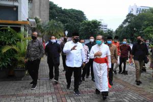 Bertemu Uskup Agung Jakarta, Menag Diskusi Penguatan Moderasi Beragama