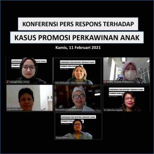 Gerakan Masyarakat Sipil Untuk Penghapusan Perkawinan Anak Tegaskan Jasa Perkawinan Anak AishaWeddings adalah Kejahatan Terhadap Anak dan Perempuan