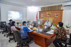 Pengurus Pusat GMKI Melakukan Audensi dengan Menteri Lingkungan Hidup Dr. Siti Nurbaya Bakar Membahas Persoalan Lingkungan di Indonesia, Kamis 4 Februari 2021
