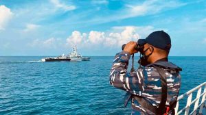 JAGA STABILITAS KEAMANAN, TNI AL DAN TLDM GELAR PATROLI TERKOORDINASI DI SELAT MALAKA