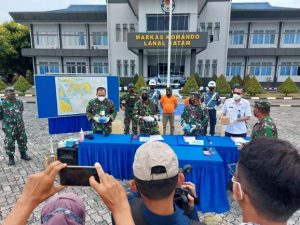 TNI AL GAGALKAN PENYELUDUPAN NARKOBA DARI MALAYSIA