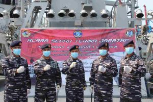 Komandan Satkor Koarmada I Pimpin Sertijab Dua Komandan KRI
