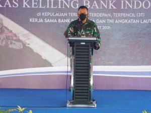 TNI ANGKATAN LAUT DUKUNG BANK INDONESIA MENEGAKKAN KEDAULATAN RUPIAH DI WILAYAH TERPENCIL