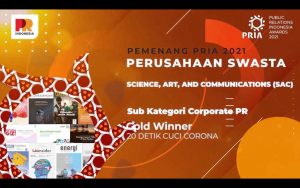 Ditantang Pandemi, SAC Sabet Gold Winner di Ajang PR Indonesia Awards 2021