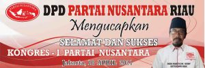 Partai Nusantara Gelar Kongres Pertama di Jakarta Berjalan Sukses dan Lancar.