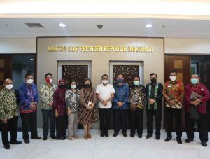 Perwakilan Kerja Sama untuk Pencegahan Penyiksaan (KuPP) Melakukan Audiensi dengan Kepala Staf Kepresidenan RI Moeldoko