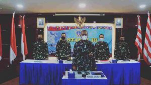 KOMANDAN LANTAMAL III HADIRI SOSIALISASI UNCLOS 1982 DI JAJARAN KOARMADA I TAHUN 2021