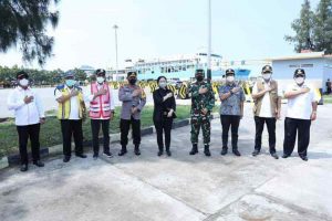 Panglima TNI Dan Kapolri Bersama Ketua DPR RI Serta Beberapa Menteri Tinjau Lokasi Penyekatan Mudik 2021