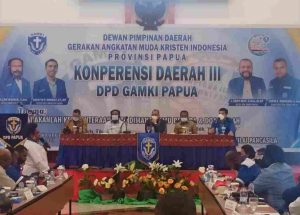 Hadiri Konferda GAMKI, Dirjen Bimas Kristen: Mari Kita Wujudkan Papua yang Lebih Baik