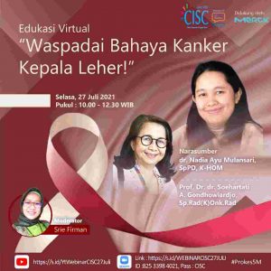 Waspadai Bahaya Kanker Kepala Leher!