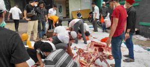 Rayakan Idul Adha 2021, PB HMI Adakan Vaksinasi dan Sembelih 7 Ekor Hewan Kurban