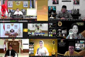 Anugerah KPAI 2021: Menteri, Gubernur dan Bupati/Walikota, Komisi Perlindungan Anak Daerah, Organisasi Profesi, Lembaga Layanan Masyarakat, Institusi Penegak Hukum, Forum Anak Daerah, Tenaga Profesi, Tokoh Anak Inspiratif Dapat Penghargaan KPAI