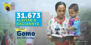 31.673 Alkitab untuk Gomo dan Sekitarnya