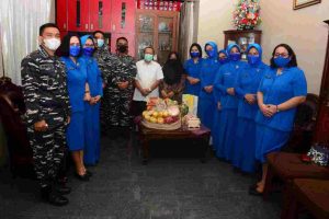 SAMBUT HUT TNI AL KE-76, DANPUSHIDROSAL ANJANGSANA KEPADA PARA MANTAN KADISHIDROS