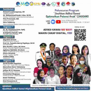 Yayasan Sejiwa Luncurkan Kampanye dan Program “Jauhkan Adiksi Gawai, Optimalkan Potensi Anak” (JAGOAN) di Kota Musik Ambon, Maluku.