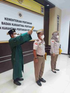 Kepala Karantina Merauke Ambil Sumpah Dan Lantik Kenaikan Jabatan Fungsional Pegawai