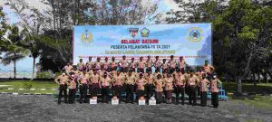 Sekdispotmaral Mabesal Selaku Wakil Ketua Saka Bahari Nasional Menutup Pelantara 10 TA. 2021