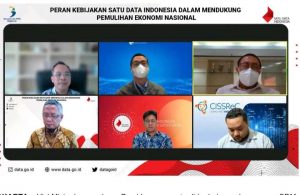 Webinar Satu Data Indonesia: Peran Kebijakan Satu Data Indonesia dalam Mendukung Pemulihan Ekonomi Nasional