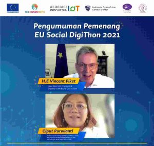 Pemenang EU Social DigiThon 2021 Mempromosikan Inovasi Teknologi untuk Menangkal Perundungan Digital