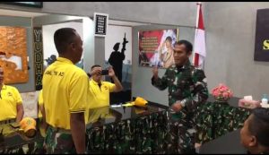Kadisjasad Tinjau Pelaksanaan Seleksi Kesamaptaan Jasmani Cata PK Gelombang II Korem 032/ Wirabraja