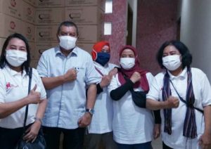 “Komando Moeldoko” Kembali Membagikan Masker Gratis kepada Masyarakat di Jawa Timur dan DKI Jakarta