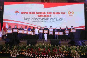 Rakernas KONI Tahun 2021 Resmi Dibuka oleh Menpora