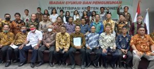 DPP Partisipasi Kristen Indonesia (Parkindo) Gelar Ibadah Syukur dan Pengukuhan Pengurus Masa Bakti 2021-2026
