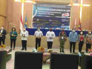 Awali Tahun Baru 2022, Program Pasca Sarjana FH UKI Dan TNI AL Gelar Seminar  “Peran Penegakan Hukum Di Laut Dalam Mensukseskan Indonesia Sebagai Poros Maritim”